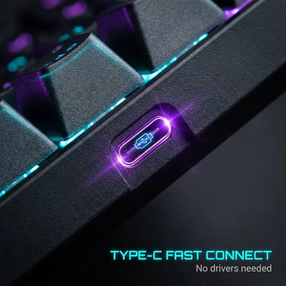 RGB Hot Swappable 3-Key Gaming Keyboard with Custom Knob and Red Switch Macropad for Macro Programming - Ideal for Left-Handed Photoshop and Multimedia Use, PC Gaming Accessories