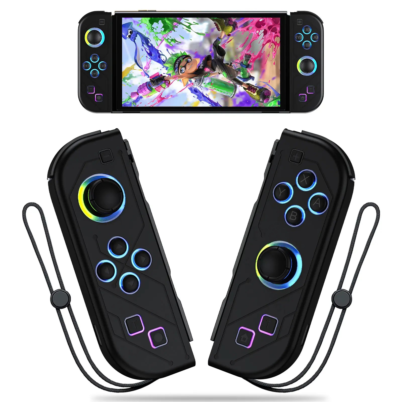Wireless Joypad Controller for Nintendo Switch, Switch Lite, and Switch OLED with RGB Lighting