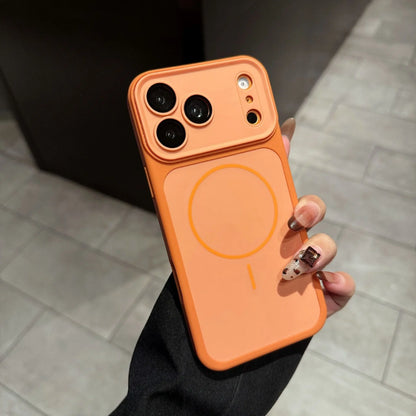 Magnetic Skin‑Feel Phone Case Made of Premium Matte Tpu and Hard Pc Blend. the Silky, Anti‑Fingerprint Surface Offers a Comfortable Non‑Slip Grip.Built‑In High‑Strength Magnets Ensure Fast,Stable Wireless Charging.Compatible with Iphone 17 16 15 14