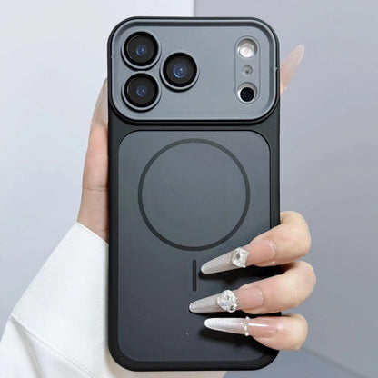Magnetic Skin‑Feel Phone Case Made of Premium Matte Tpu and Hard Pc Blend. the Silky, Anti‑Fingerprint Surface Offers a Comfortable Non‑Slip Grip.Built‑In High‑Strength Magnets Ensure Fast,Stable Wireless Charging.Compatible with Iphone 17 16 15 14